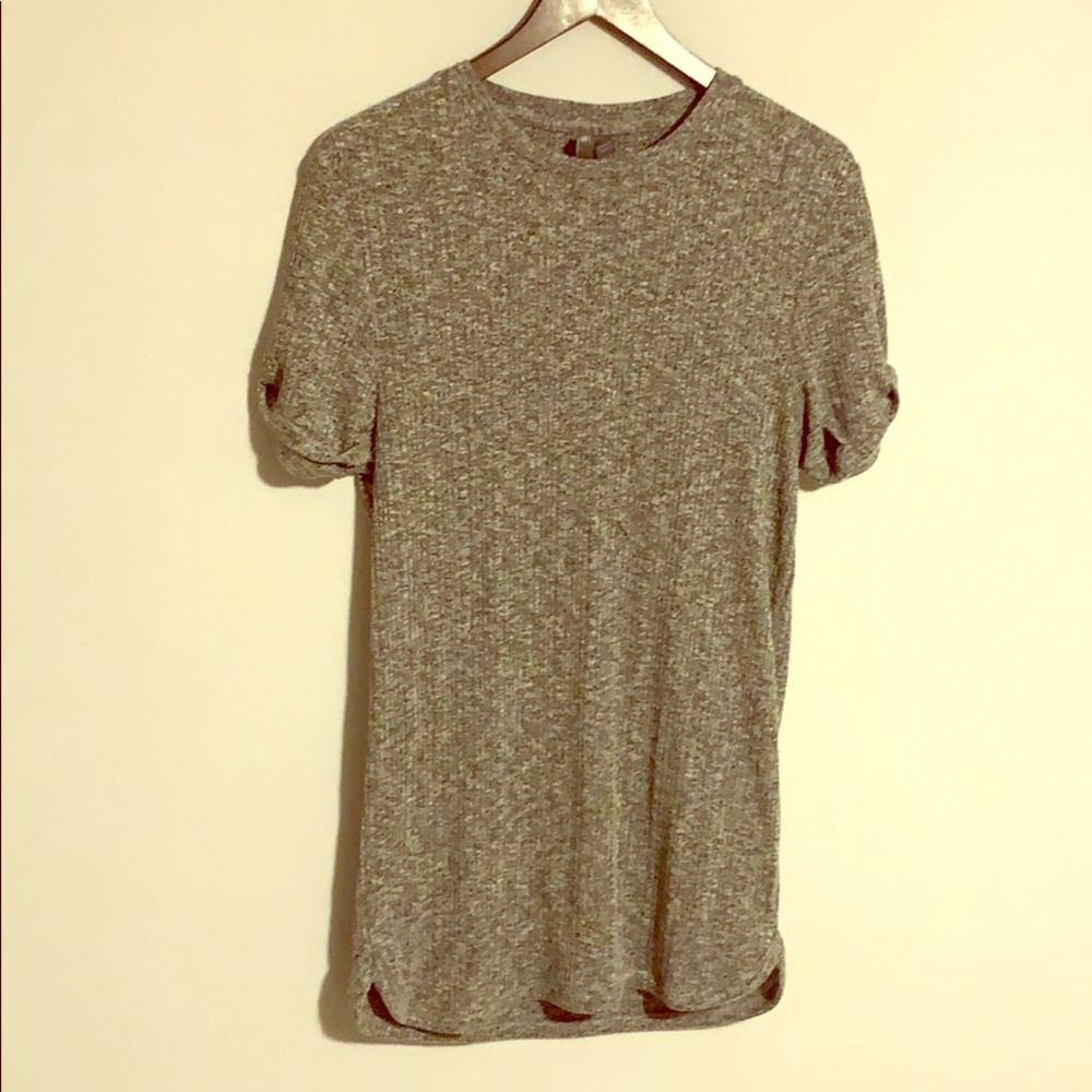Men’s ASOS T shirt, fitted, grey